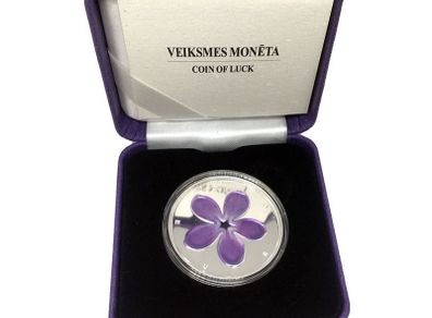 2021 Latvia 5 Euro Silver Coin "Coin of Luck"