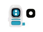 Back Camera Lens Frame Holder for Samsung Galaxy S7 White- #120935