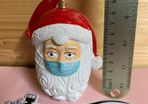 Santa Mask Wearing Ornament