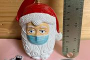 Santa Mask Wearing Ornament