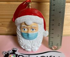 Santa Mask Wearing Ornament
