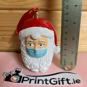 Santa Mask Wearing Ornament