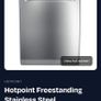 Hot Point A+ Freestanding Dishwasher Image 9