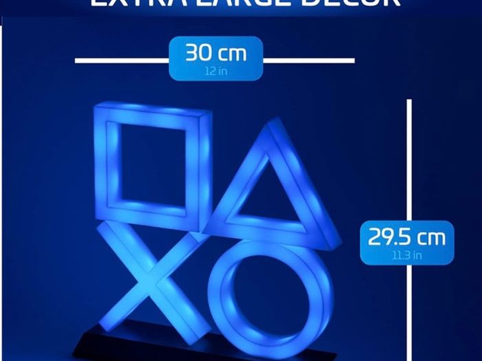 Playstation 5 Icons Light PS5 XL - Officially Licensed Merchandise, Blue (FREE POSTAGE)