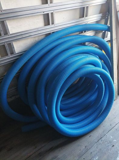Coil of 3" ducting pipe