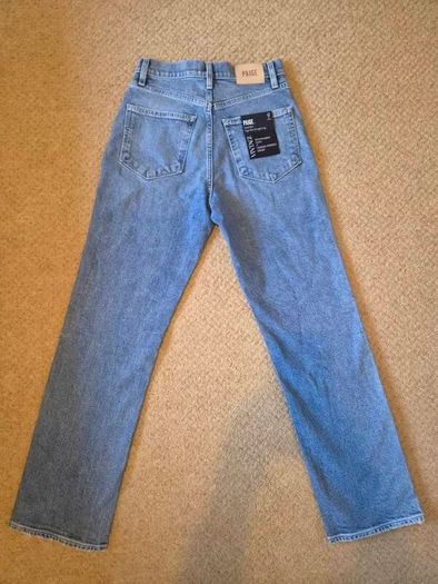 Paige Sawyer High Rise Straight Leg Jeans - 26W