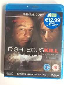 Righteous Kill [2008] Robert DeNiro & Al Pacino [Blu-ray Movie]