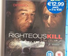 Righteous Kill [2008] Robert DeNiro & Al Pacino [Blu-ray Movie]