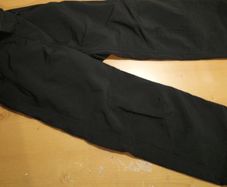 Black Regatta windproof windshell trekking pants - unisex Winter ski trousers