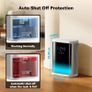 Dehumidifier, 3000ML Dehumidifiers for Home, Dehumidifiers for Drying Clothes with Sleep Mode| 6/8/12H Timer & Full-Panel 7-Color Light, Bedroom Dehumidifier for Wardrobe, Basement, Garage, RV Image 4