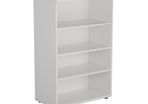 NEW 1200mm High White Bookcase