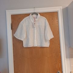 Savida White Blouse. S.XL- 16.  B.N.W.T.