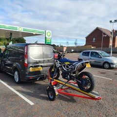 motorbike trailer track day transport