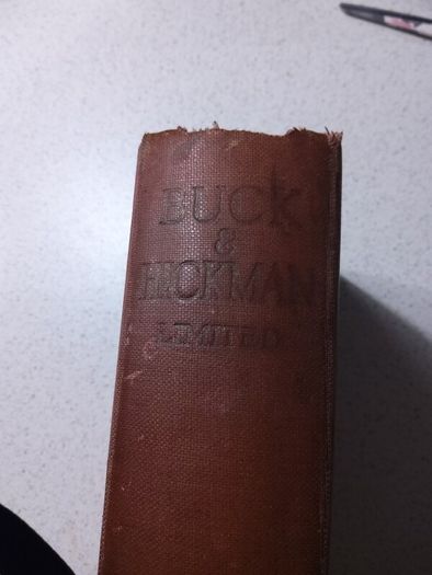 buck and hickman 1953 proper tool book