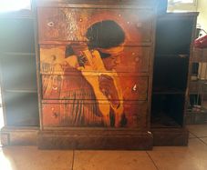 Jimi Hendrix '70's writing bureau.