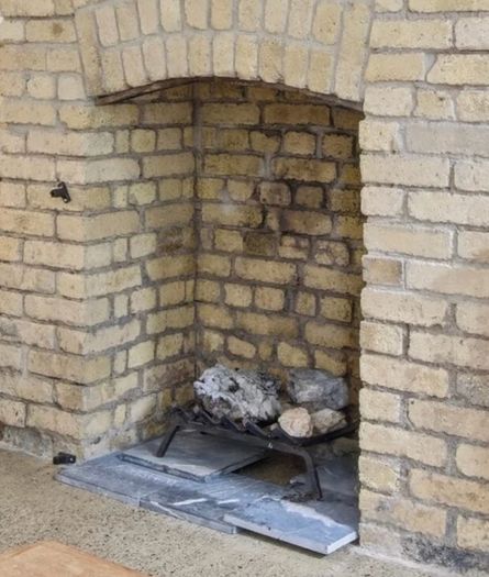 Iron fire grate