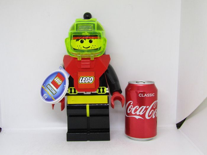 Very Rare Vintage Lego Grosvenor Aquazone Divers Red And Black Large Figure 27cm High 12" Tall Lego Bubble Bath Bath Foam Still Full Condition Very Good Original Condition As Pictured Never Used From Old Stock Height 27cm Lego Tag Is Still On The Figure Y