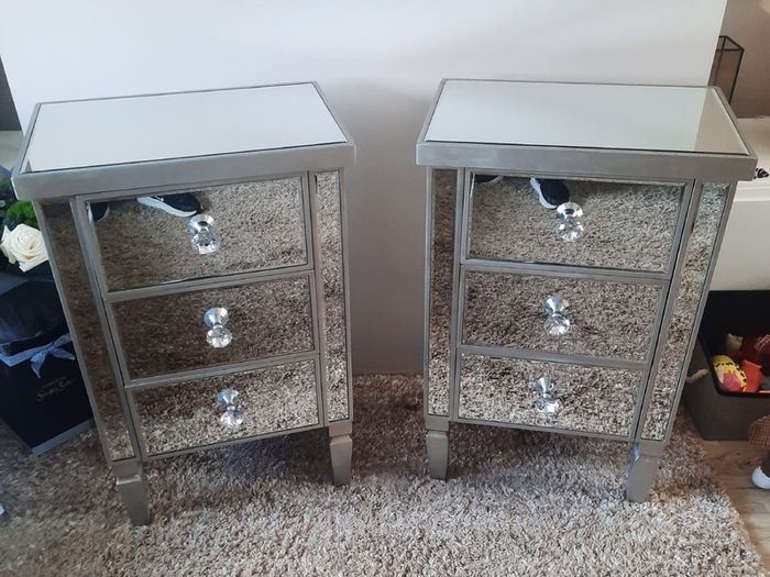Mirror Dressing Table & Lockers for sale