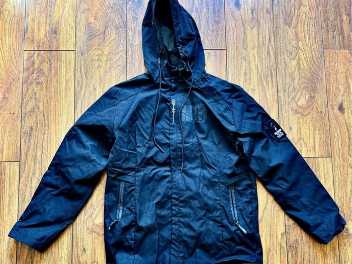 MTB weather proof hooded jacket , size M-L