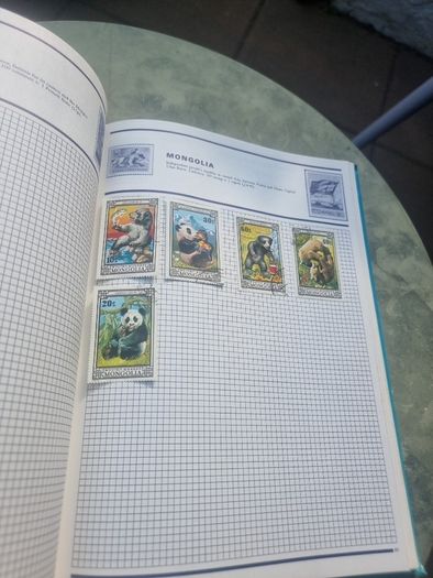 Stanley Gibbons World Collector Stamp Album With Many Stamps Included