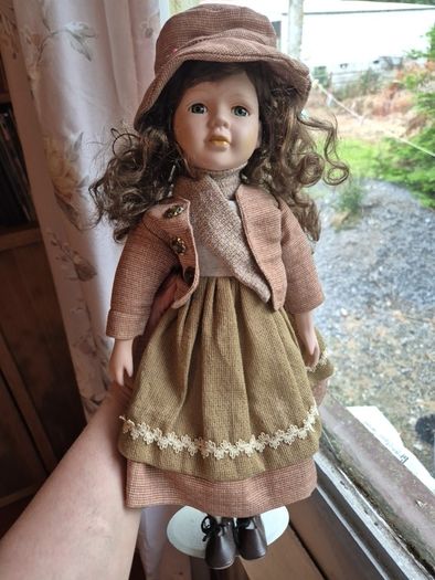 Vintage Irish Doll with Fizzy Hair.
