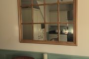 Large oak mirror