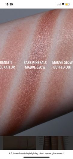 Bareminerals gen nude highlighting blush in mauve  glow 3.2 g