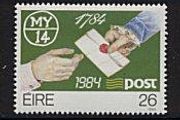 1984 Ireland Bi-Centenary of the Irish Post Office Commemorative Stamp Mint Never Hinged (MNH)