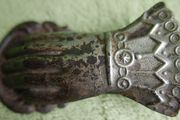Antique French metal paper clip