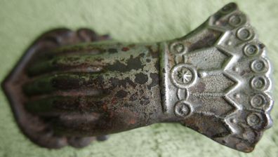 Antique French metal paper clip