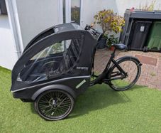 Winther Kangaroo Lite Cargo Bike Non-Electric with 2 Child Seats
