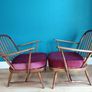 Mid Century Vintage Retro Ercol Easy Chairs model 334 Image 4