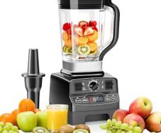 Smoothie Maker, 2000W Powerful Blender with 2L BPA Free Tritan Container, 8 Speeds Control 33000 RPM High-Speed, 4 Presets Jug Blender Mixer for Ice/Nut,Kitchen