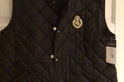 Ralph Lauren Crest-Patch Diamond Quilted Gilet