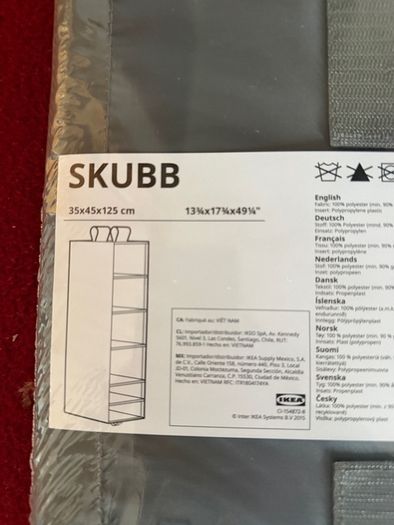 Wardrobe storage