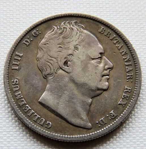 William IIII - Half Crown Sterling Silver Great Britain -1836