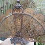 Antique Original Art Deco Brass Fan Fireplace Screen 32" Image 10
