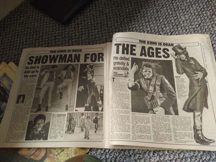 Michael Jackson memorabilia swap