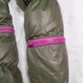 Eleven Elfs Khaki Green Pink Trim Padded Quilted Puffer Jacket Down Size S Image 9