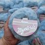 Blue mohair yarn Image 2