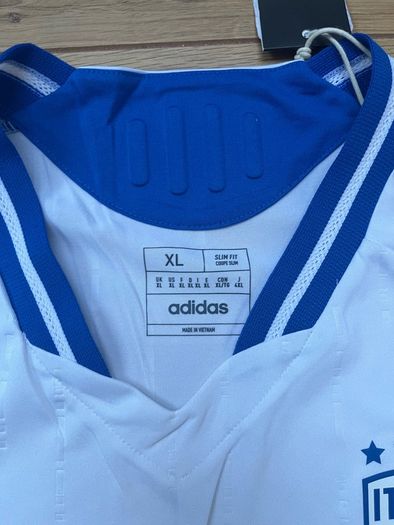 Italy Football Jersey White Size XL