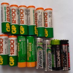 17 AA HR6 AAA Micro HR03 HRM Rechargeable NiMH Ni-MH Batteries up to 2500mAh GP Duracell Energizer Tronic Solar Light 1.2V Energizer Tronic GP (Great Power)
