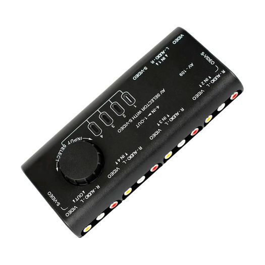 4-port AV audio switch