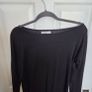 Black maxi cotton dress, size M Image 2