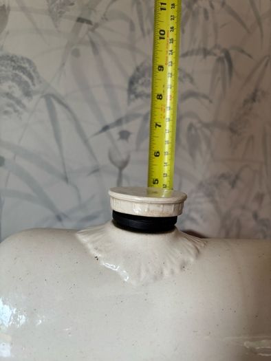 Pair of Vintage Stoneware Hot Water Bottles / Bed Warmers