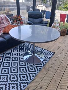 Grey dining table