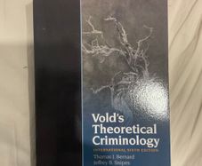 Volds Theoretical Criminology
