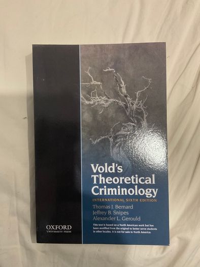 Volds Theoretical Criminology