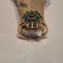 Vintage 9ct Gold starburst cluster ring Image 4