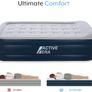 Active Era Air Bed - Premium Single Size AirBed with a Built-in Electric Pump and Pillow Image 8